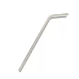 Paper Straw Flexi -Plain White 2500pc/ctn